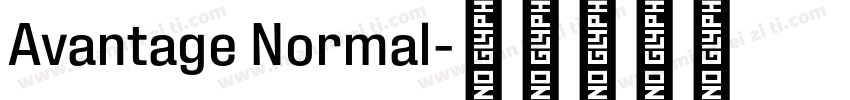 Avantage Normal字体转换